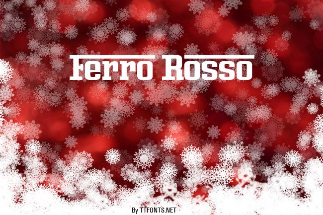 Ferro Rosso example
